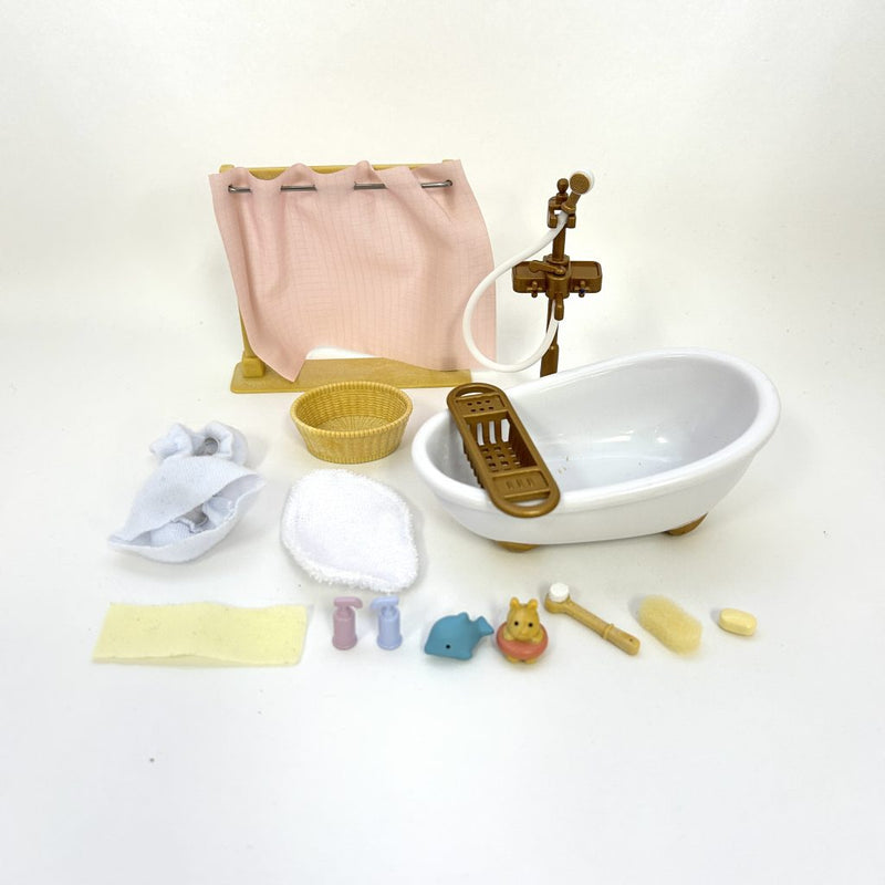 [Used] BATH SET KA-605 Epoch Sylvanian Families