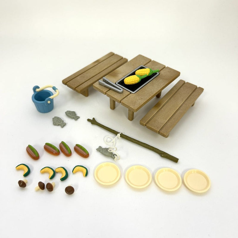 [Used] FAMILY BARBEQUE BBQ SET KA-615 Epoch Sylvanian Families