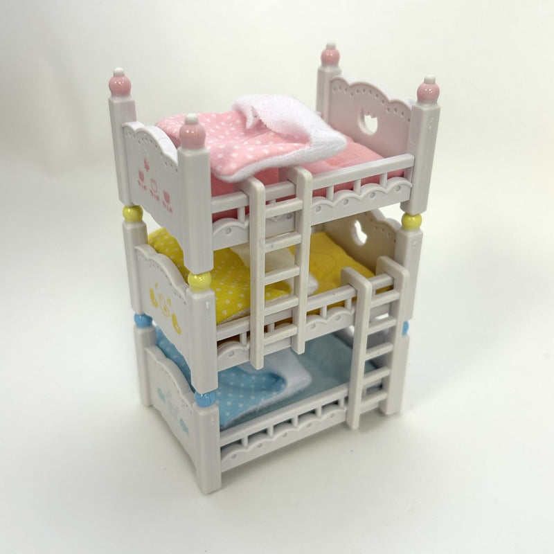 [Used] BABY 3 BUNK BED KA-213 Epoch Sylvanian Families