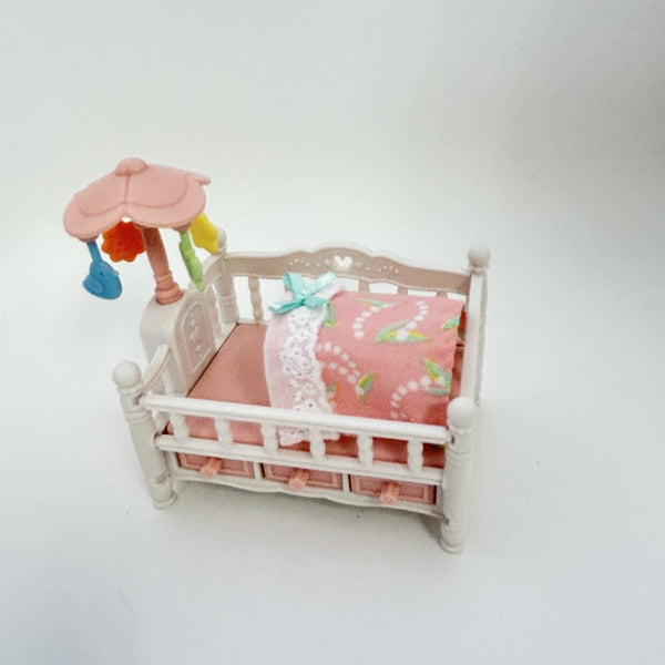 [Used] BABY BED with SPINNING MOBILE KA-218 2020 Sylvanian Families