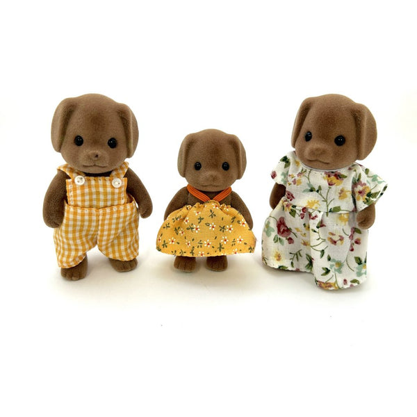 [Used] DOG FAMILY Calico Clitteres Epoch Japan Sylvanian Families