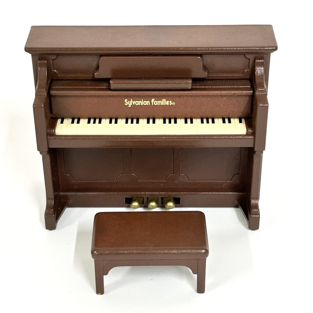 [used] Piano droit vintage marron Sylvanian Families Calico Critters