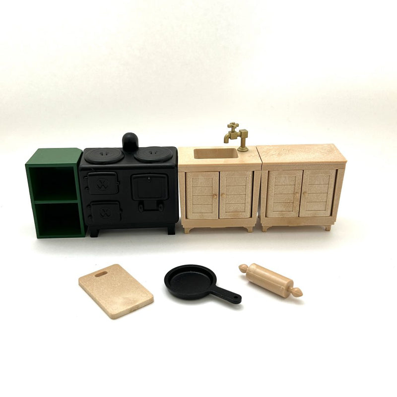 [Used] KITCHEN SET KA-10 Epoch Japan Sylvanian Families