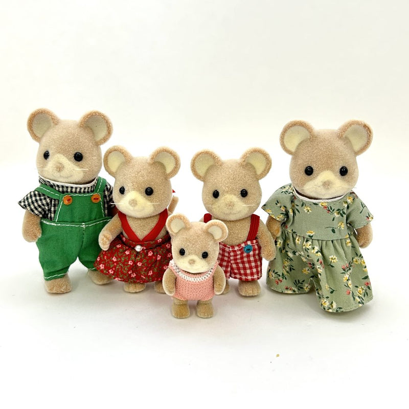 [Used] NORWOOD MOUSE FAMILY Japan Epoch Sylvanian Families