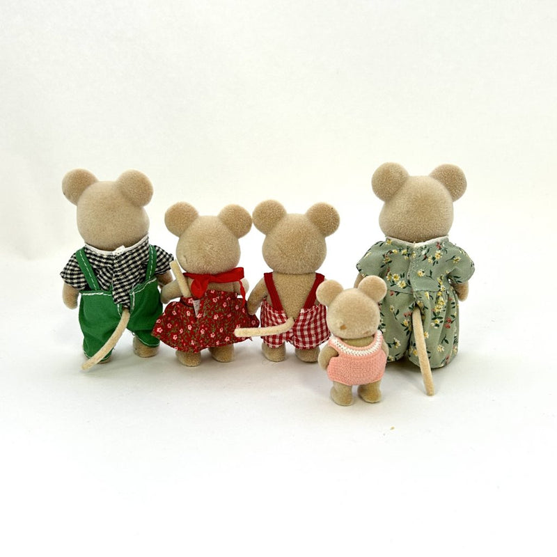 [Used] NORWOOD MOUSE FAMILY Japan Epoch Sylvanian Families