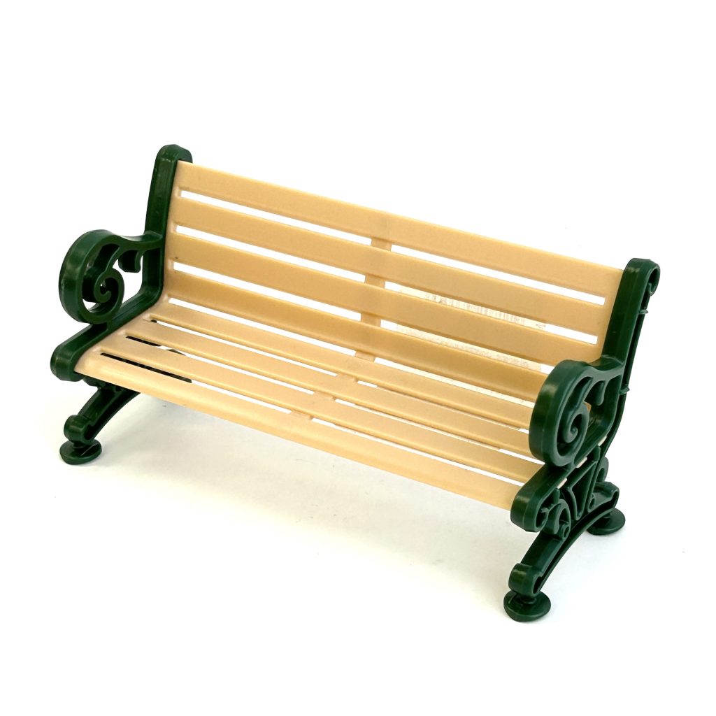 Banc de parc vert Seria