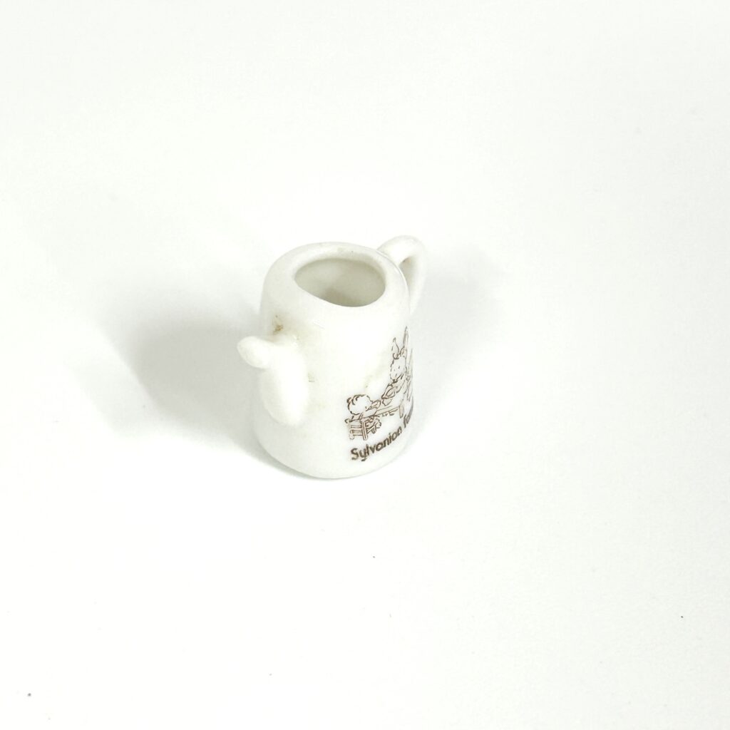 [used] Vintage Ceramic Tea Set 1985 KA-16 Sylvanian Families Calico Critters