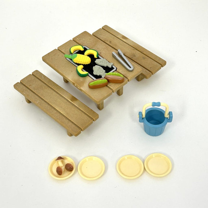 [Used] FAMILY BARBEQUE BBQ SET KA-615 Epoch Sylvanian Families