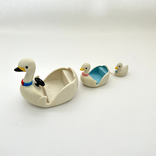 [Used] SWAN BOAT SET Japan Epoch Sylvanian Families