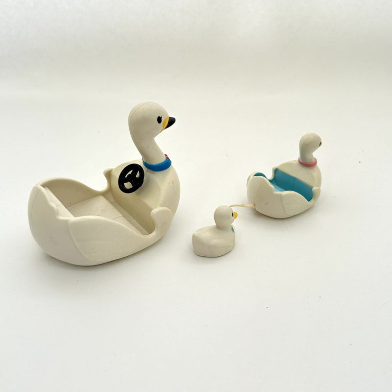 [Used] SWAN BOAT SET Japan Epoch Sylvanian Families