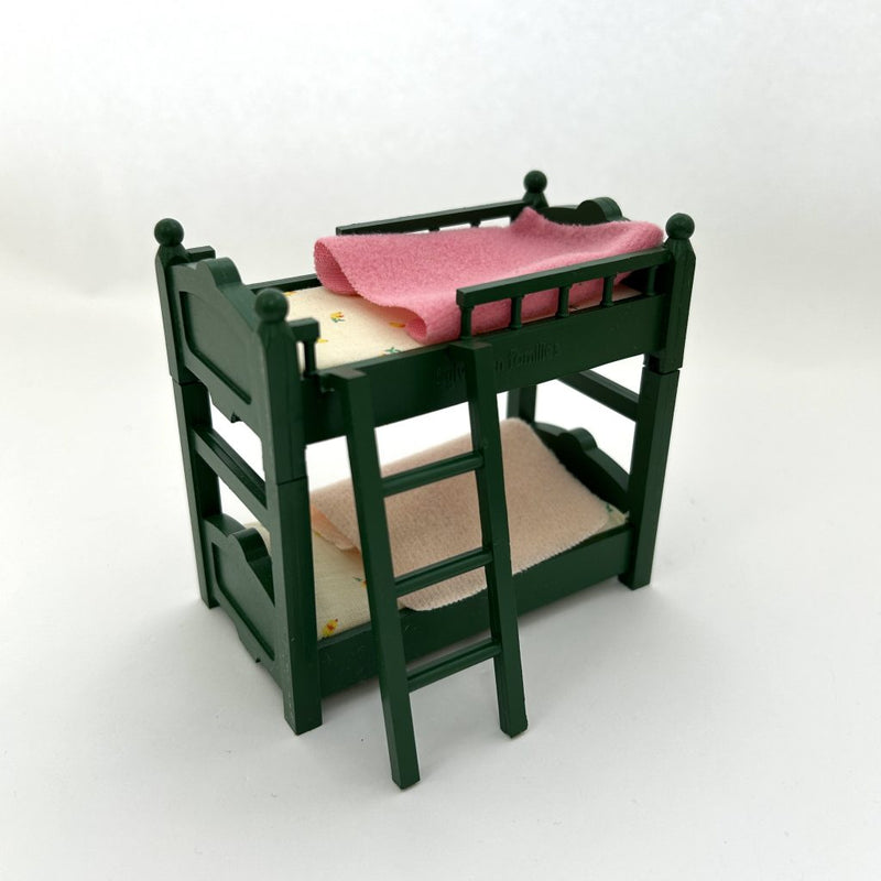 [Used] GREEN BUNK BED SET KA-47 Japan Vintage Sylvanian Families