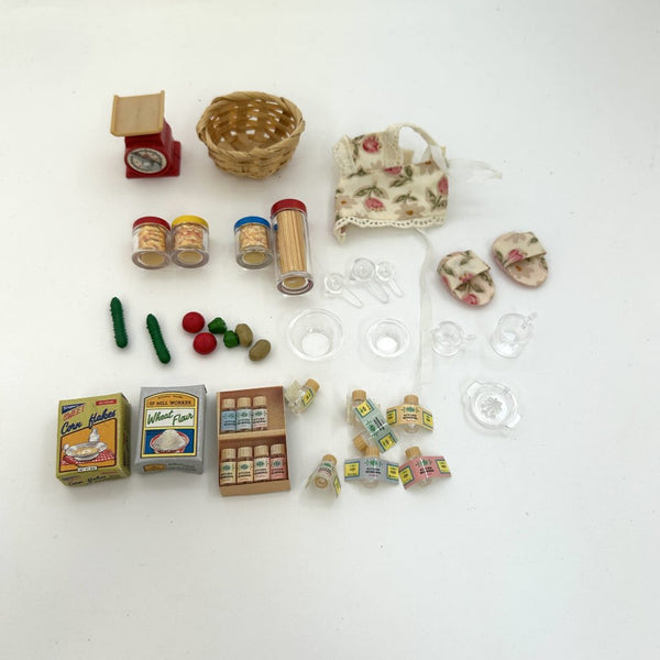 [Used] KITCHENWARE SET KA-65 Japan Epoch 1994 Sylvanian Families