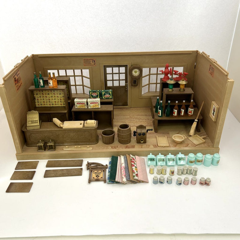 [Used] GROCERY SHOP Epoch Japan HA-17 Retired Rare Sylvanian Families