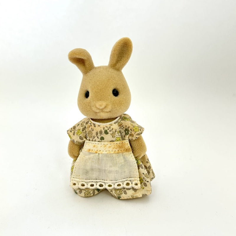 [Used] IVORY RABBIT MOTHER U-22 1st Ed. Epoch Japan Sylvanian Families