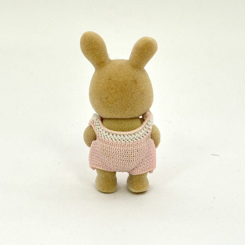 [Used] IVORY RABBIT BABY U-25 1st Ed. Epoch Japan Sylvanian Families