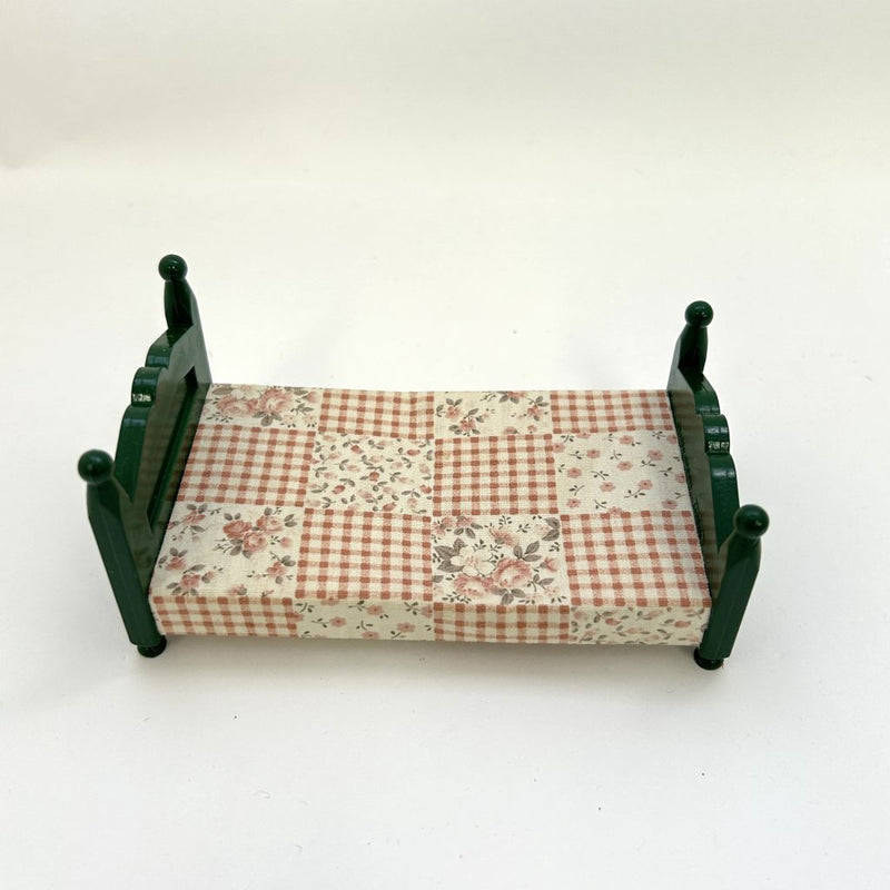 [Used] GREEN BED Epoch Japan Sylvanian Families