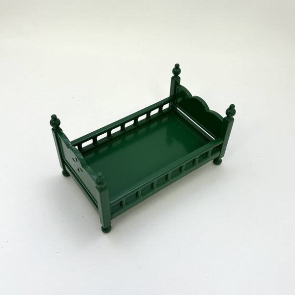 [Used] GREEN BED FRAME Epoch Japan Sylvanian Families