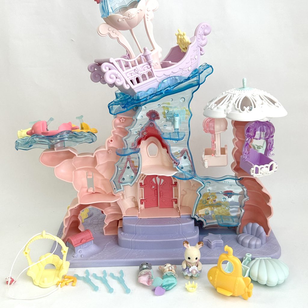 used] Dream Baby Mermaid Castle 2022 KO-72 Sylvanian Families Calico