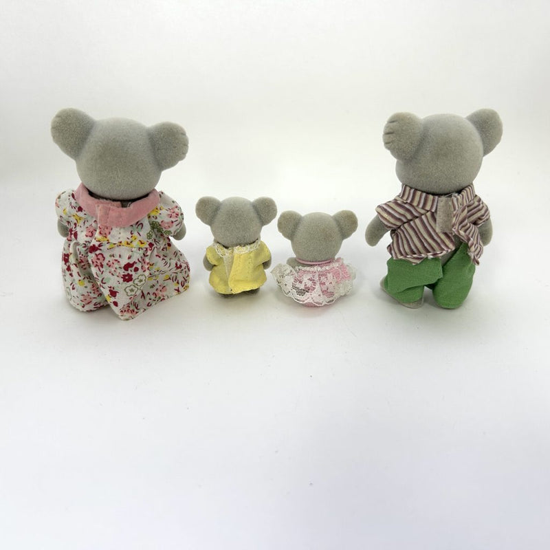 [Used] KOALA FAMILY FATHER MOTHER BABY TWINS Epoch Sylvanian Families