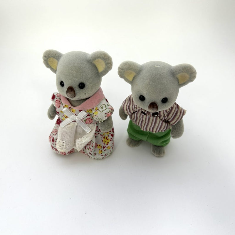 [Used] KOALA FAMILY FATHER MOTHER BABY TWINS Epoch Sylvanian Families