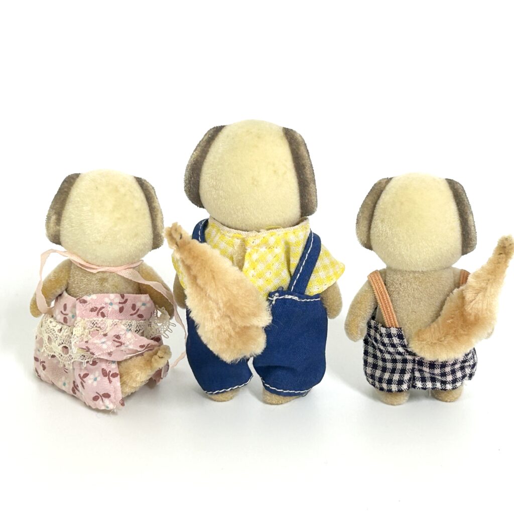 [used] Vintage Beagle Dog Family Sylvanian Families Calico Critters