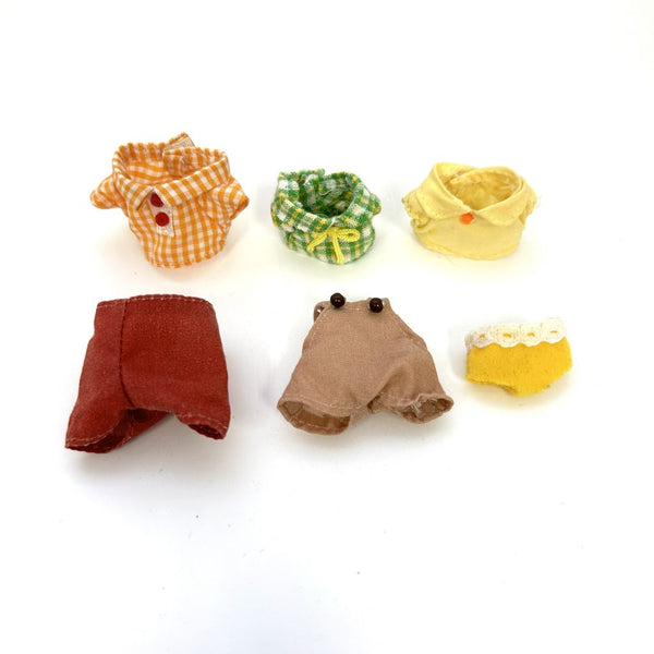 [Used] CLOTHING SET FOR FATHER BOY BABY Epoch Sylvanian Families