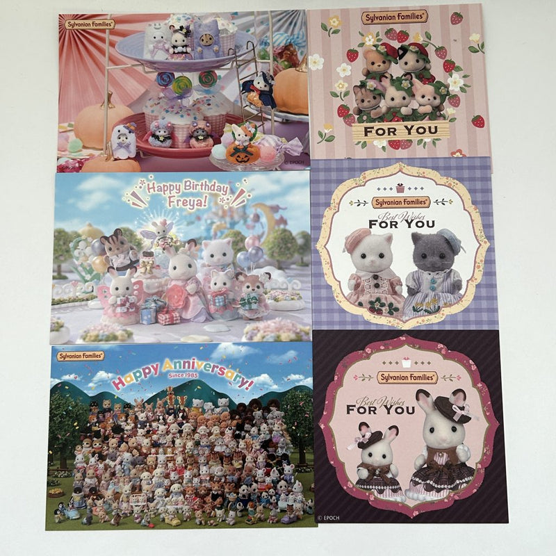 POSTCARD SET A Epoch Japan Sylvanian Families