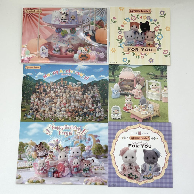 POSTCARD SET C Epoch Japan Sylvanian Families