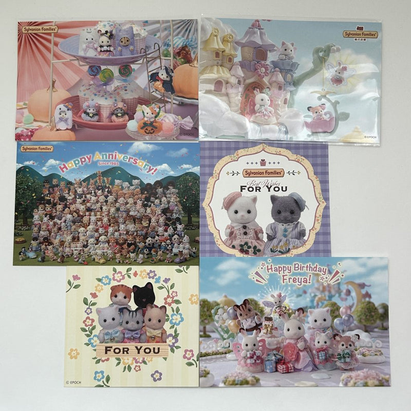 POSTCARD SET D Epoch Japan Sylvanian Families