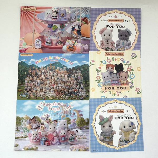 POSTCARD SET G Epoch Japan Sylvanian Families