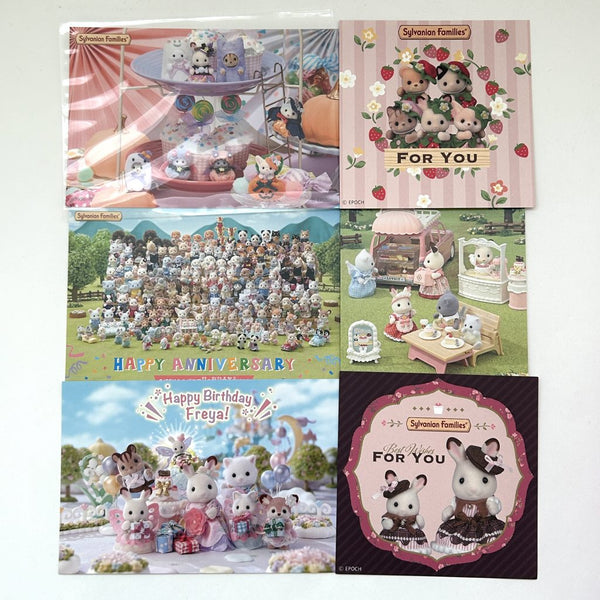 POSTCARD SET H Epoch Japan Sylvanian Families