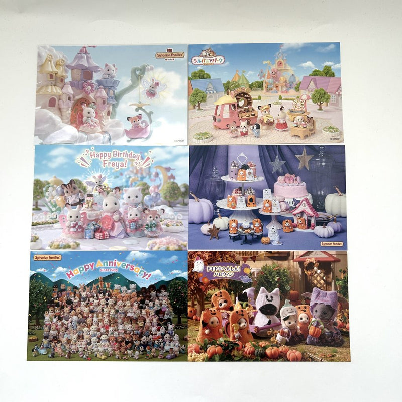 POSTCARD SET I Epoch Japan Sylvanian Families