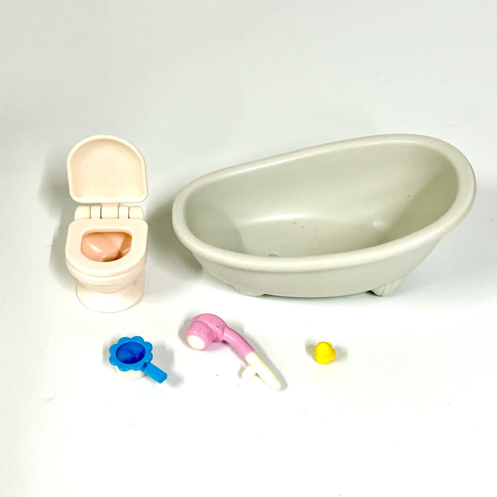 [used] Bathroom Set Sylvanian Families Calico Critters