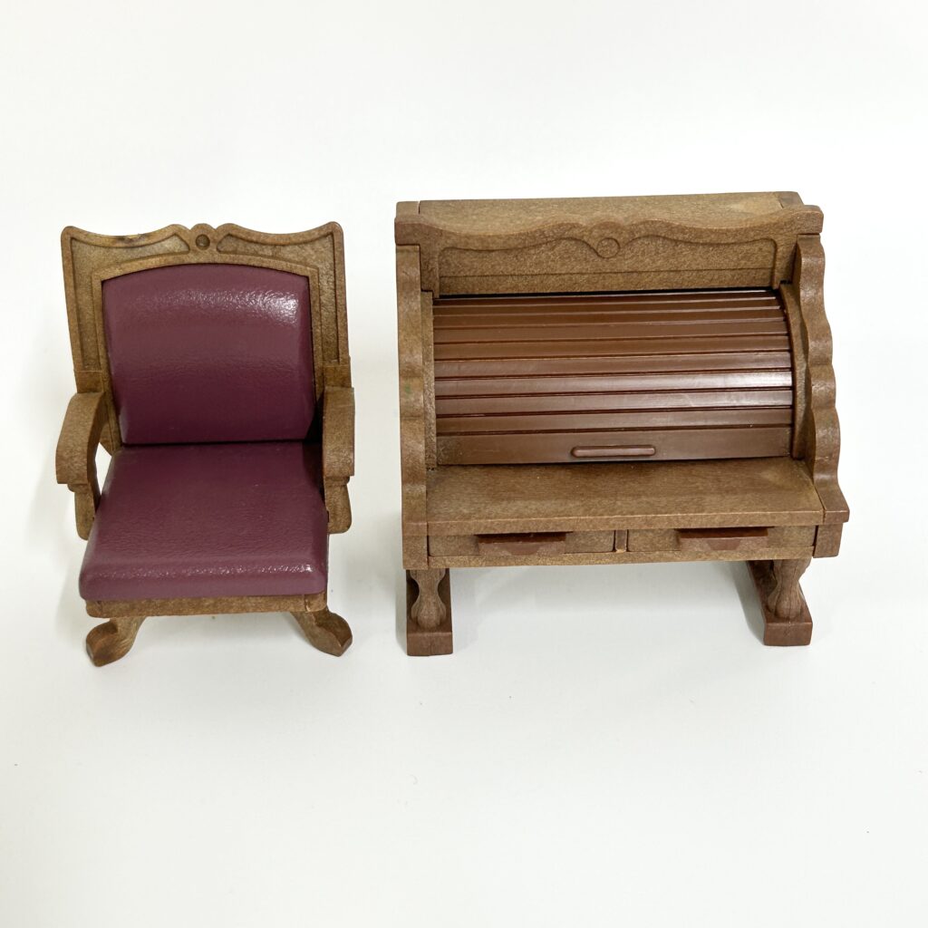 [used] Vintage Urban Life Writing Desk 1988 A-19 Sylvanian Families Calico Critters