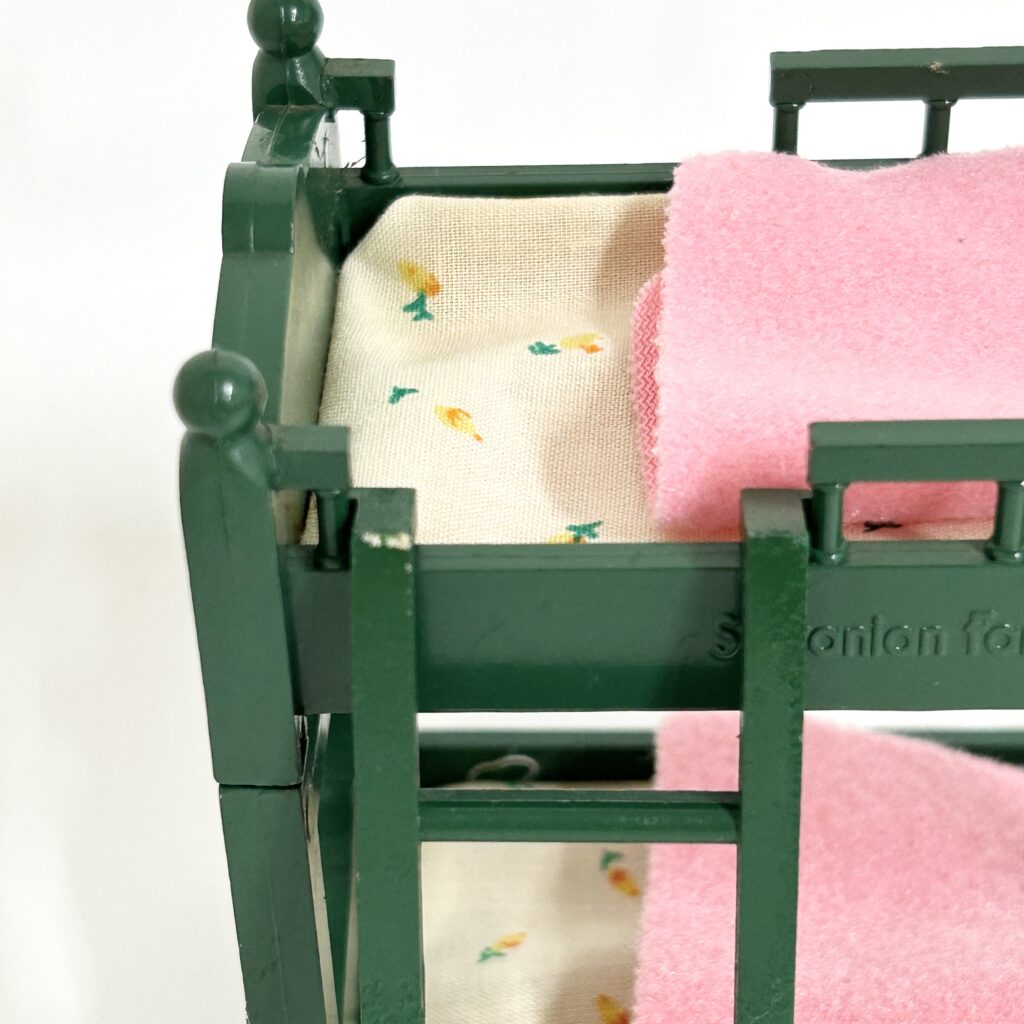 [used] Vintage Green Bunk Bed Sylvanian Families Calico Critters