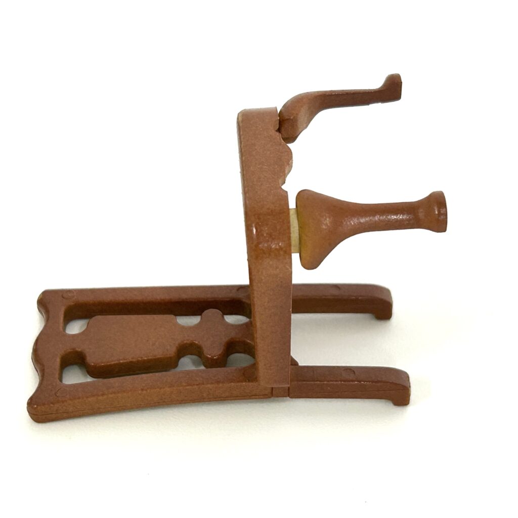 [used] Vintage Urban Life Brown Round Table Set 1987 A-01 Sylvanian Families Calico Critters