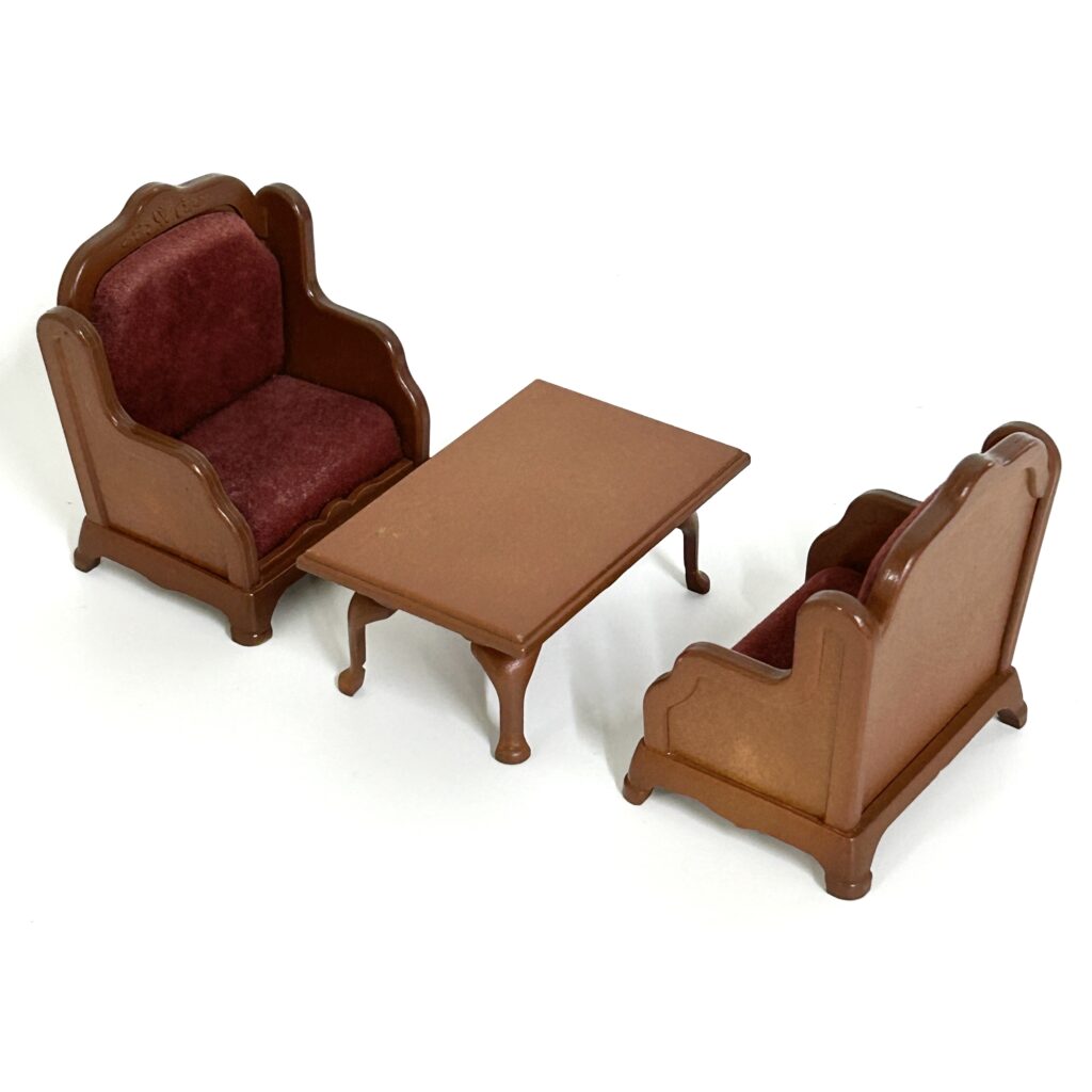 [used] Vintage Urban Life Sofa Reception Room 1987 A-11 Sylvanian Families Calico Critters