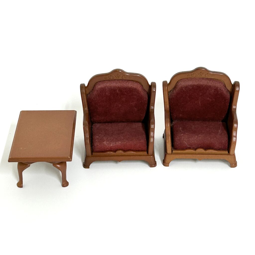 [used] Vintage Urban Life Sofa Reception Room 1987 A-11 Sylvanian Families Calico Critters