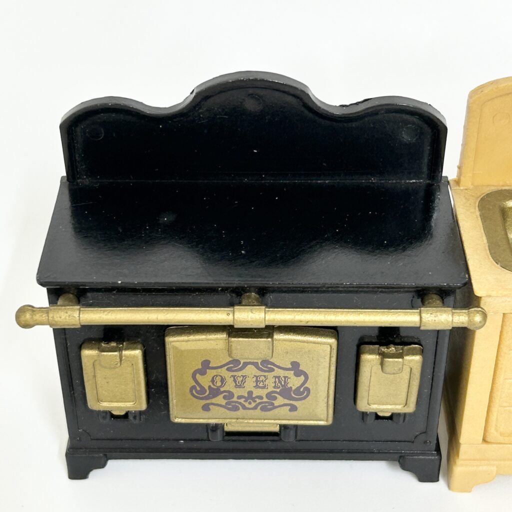 [used] Vintage Urban Life Oven Set 1987 A-02-880 Sylvanian Families Calico Critters