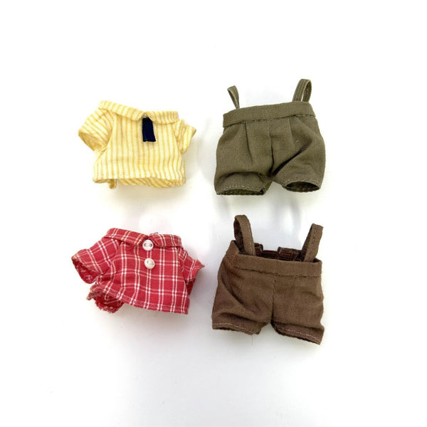 [Used] CLOTHES FOR MEN Calico Clitters Epoch Japan Sylvanian Families