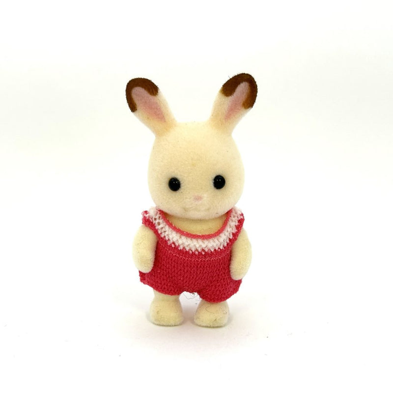 [Used] CHOCOLATE RABBIT BABY Calico Clitters Epoch Japan Sylvanian Families