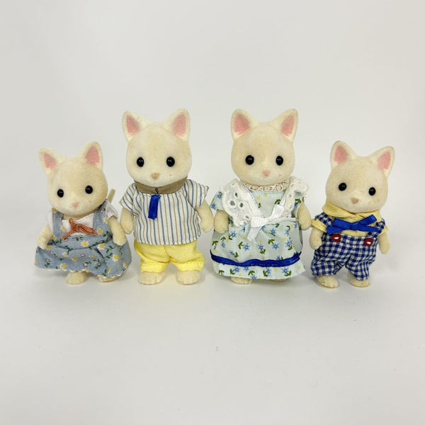 [Used] SILK CAT FAMILY FS-12 Epoch Japan Sylvanian Families