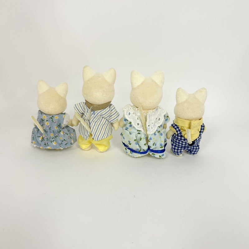 [Used] SILK CAT FAMILY FS-12 Epoch Japan Sylvanian Families