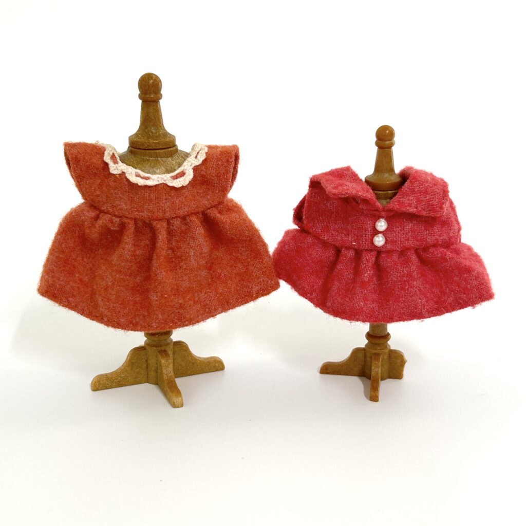 [used] Clothing Set with Torso Stand C Sylvanian Families Calico Critters