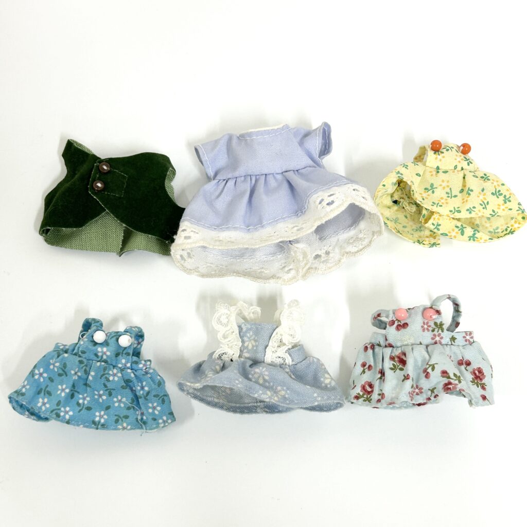 [used] Clothing Set Blue Sylvanian Families Calico Critters