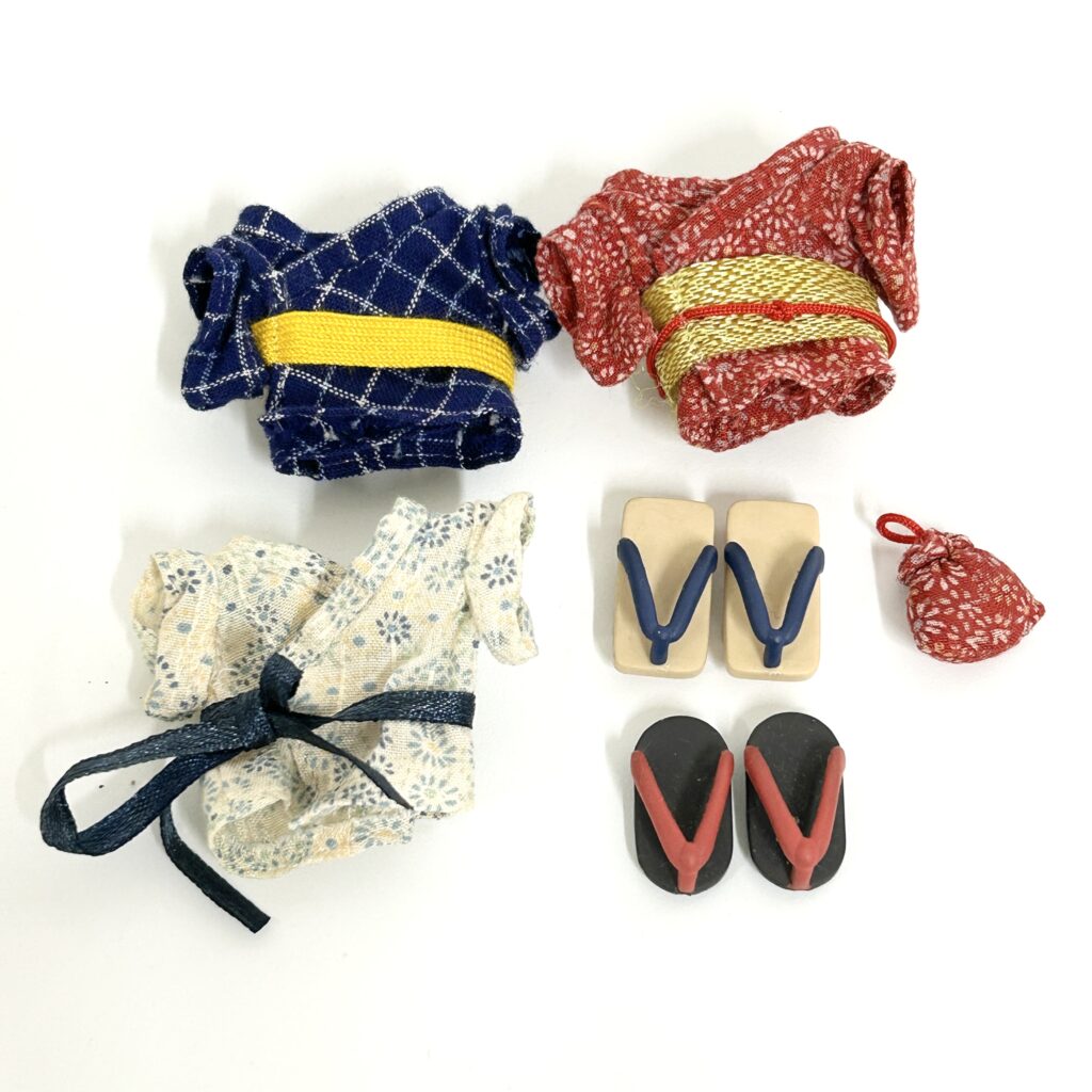 [used] Kimono and Yukata Set Sylvanian Families Calico Critters