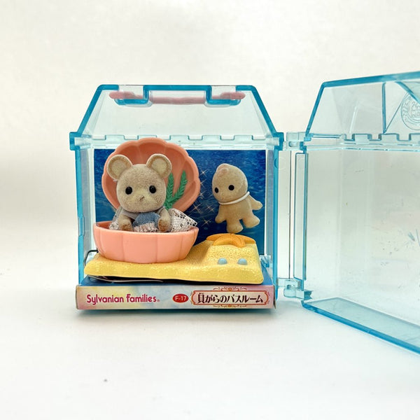 [Used] Misty Forest SHELL BATH Squirrel F-17 Japan Sylvanian Families