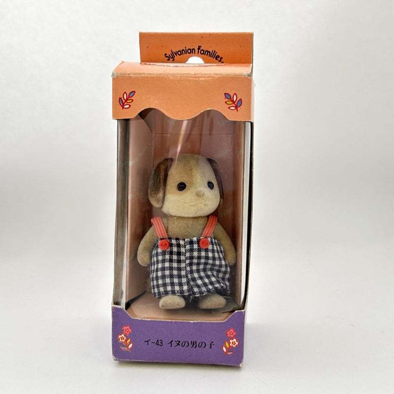 [Used] BEAGLE DOG BOY I-43 Epoch Japan 1997 Retired Sylvanian Families