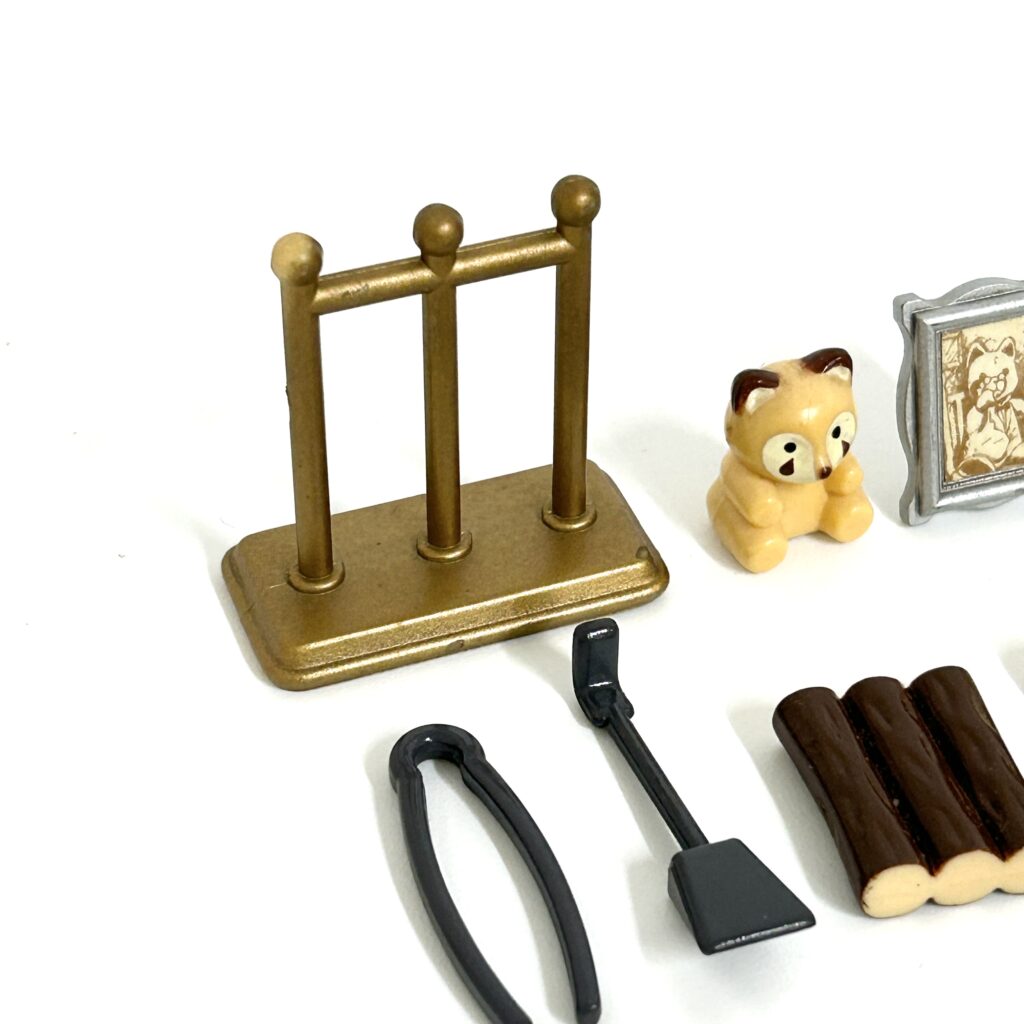 [used] Fireplace Accessories Set Sylvanian Families Calico Critters