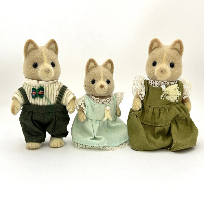 [Used] OCHER DOG FAMILY Epoch Japan Sylvanian Families